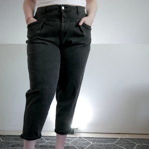 new wild fable pleated grey mom jeans 16